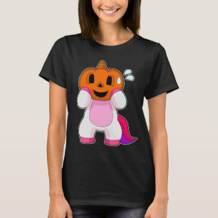 Unicorn Halloween Pumpkin T-Shirt