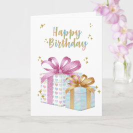Unicorn Happy Birthday Karte