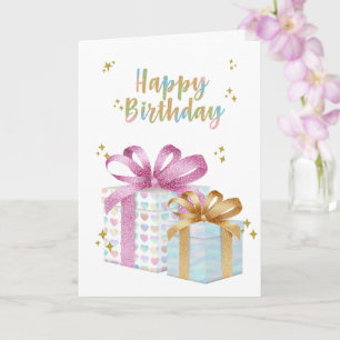 Unicorn Happy Birthday Karte