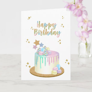 Unicorn Happy Birthday Karte