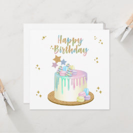 Unicorn Happy Birthday Karte