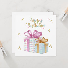 Unicorn Happy Birthday Karte