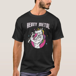 Unicorn Hard Rock Heavy Metal GYM T-Shirt