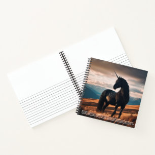 Unicorn Hardcover Notizbuch