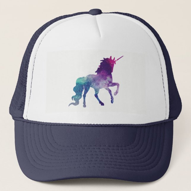 Unicorn Hat Truckerkappe (Vorderseite)
