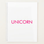 Unicorn, heiß rosa und weiß minimalistischer Brauc Planer<br><div class="desc">Eingesiegter,  rosafarbener Fuchsien und weißer,  minimalistischer Sonderplaner. Anpassbarer,  hellrosa Text auf weißem,  schlichtem Farbhintergrund. Sie können wählen,  ob der Text so verlassen ist oder ob Sie ihn mit Ihrem Namen,  Text,  Monogramm,  Initialen usw. personalisieren möchten</div>