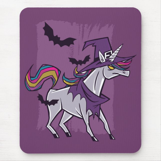 Unicorn Hexe Mousepad (Vorne)
