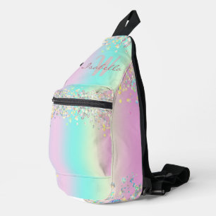 Unicorn Holographic Glitzer Crossbody Bag