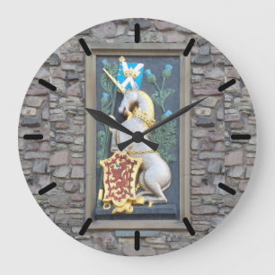 Unicorn, Holyrood Palace Große Wanduhr