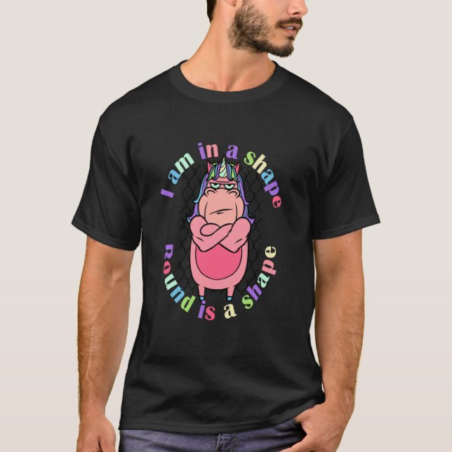 unicorn horse chubby angry T-Shirt (Vorderseite)