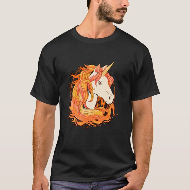 Unicorn horse face costume best T-Shirt (Vorderseite)