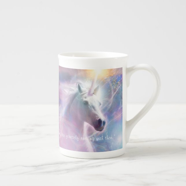 Unicorn Horse SHAFIRE Riesenkaffee Tasse (Rechts)