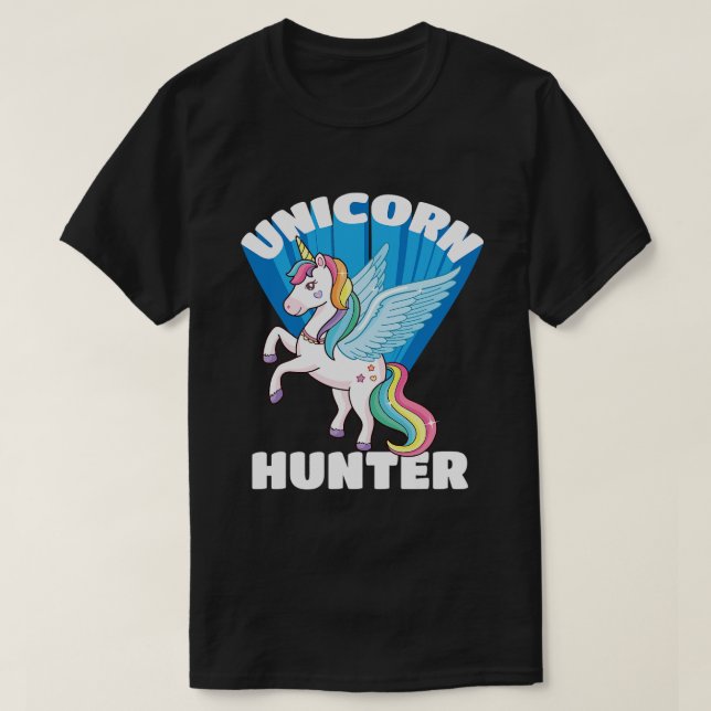 Unicorn Hunter Polyamory T-Shirt (Design vorne)