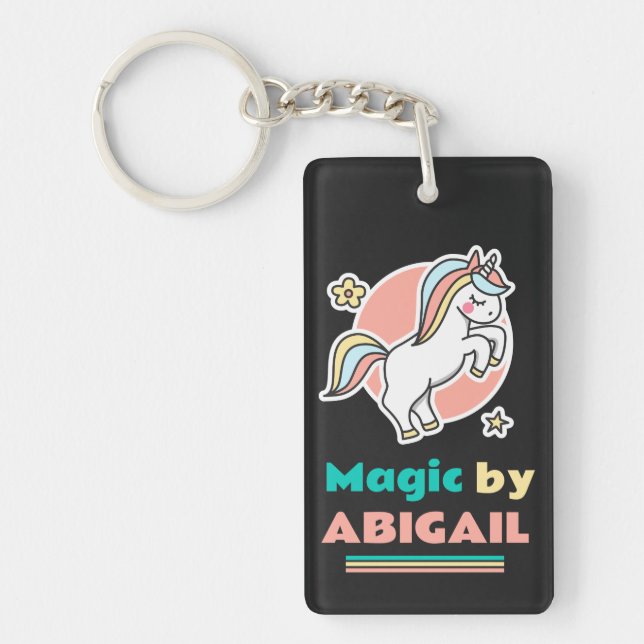 Unicorn - I Do Magic - Magie von dir Schlüsselanhänger (Vorderseite)