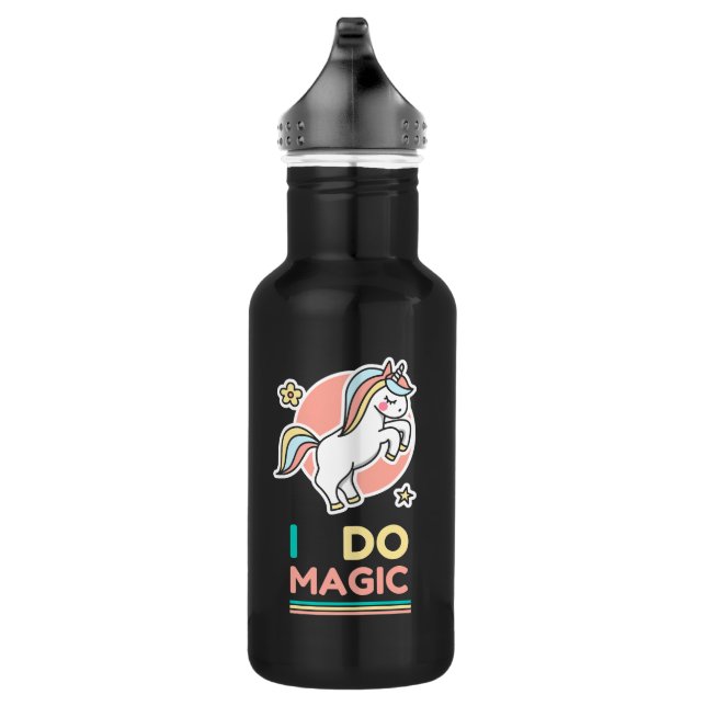 Unicorn - Ich mache Magie Edelstahlflasche (Rechts)