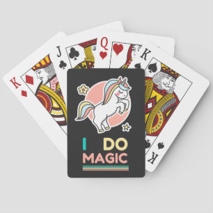 Unicorn - Ich mache Magie Spielkarten