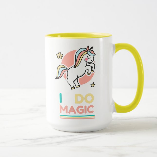Unicorn - Ich mache Magie Tasse (Rechts)
