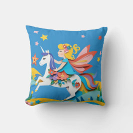 Unicorn-III-Platz-Kissen Kissen