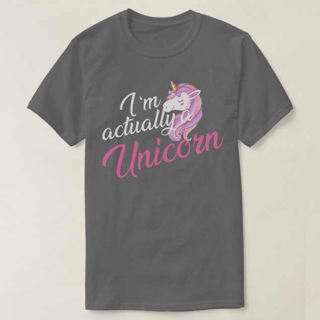 Unicorn Im wirklich ein Einhorn T-Shirt (Design vorne)