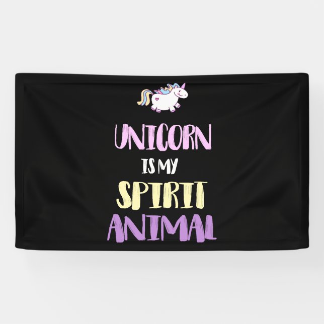 Unicorn ist mein Geist-Tier Banner (Horizontal)