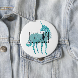 Unicorn ist mein Geiststier Button
