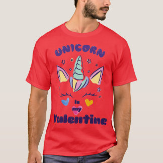 Unicorn ist mein Valentin 2 (2) T-Shirt