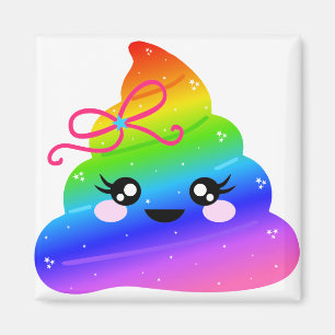 Unicorn kacken magnet