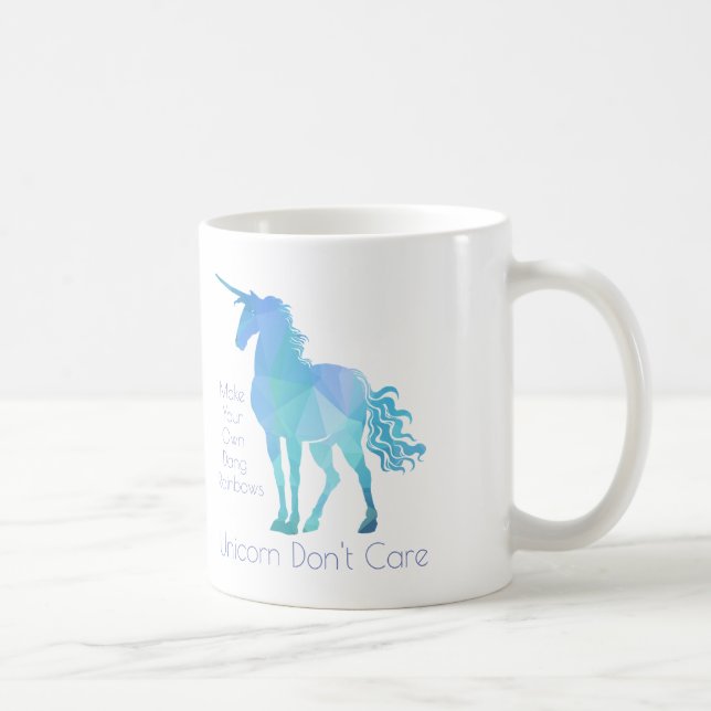 Unicorn Keine Sorge Tasse (Rechts)