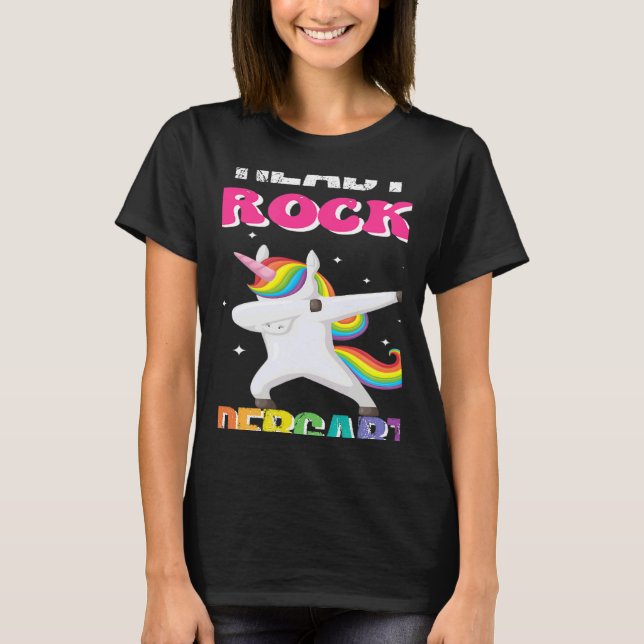 Unicorn Kindergarten Teacher 1st Day of School T-Shirt (Vorderseite)
