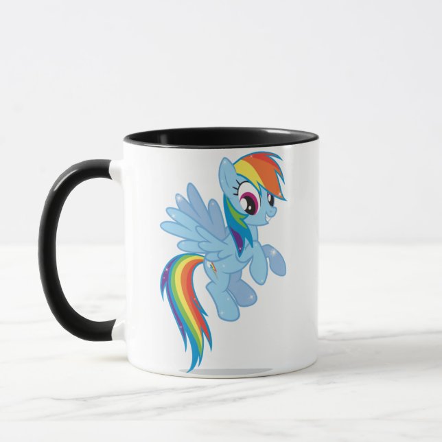 Unicorn Kitten Rainbow Tasse (Links)