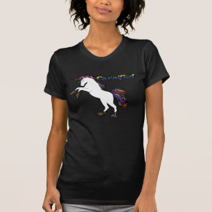 Unicorn kornifiziert und benutzerdefinierbar T-Shirt