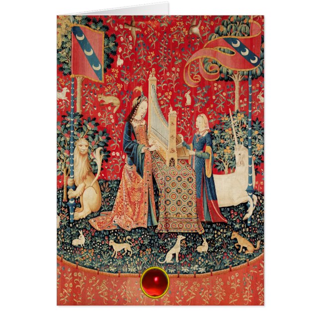 UNICORN,LADY SPIELEN ORGAN Red Floral Weihnachten (Vorne)