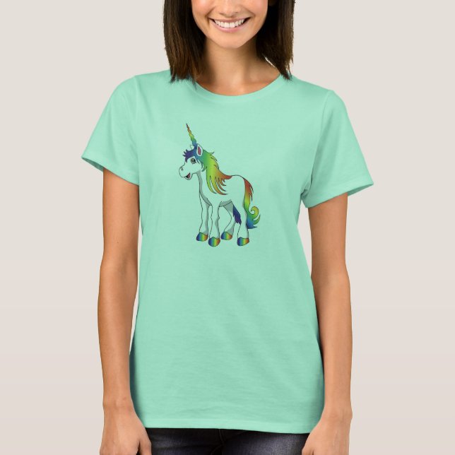 Unicorn Ladys T Shirt (Vorderseite)