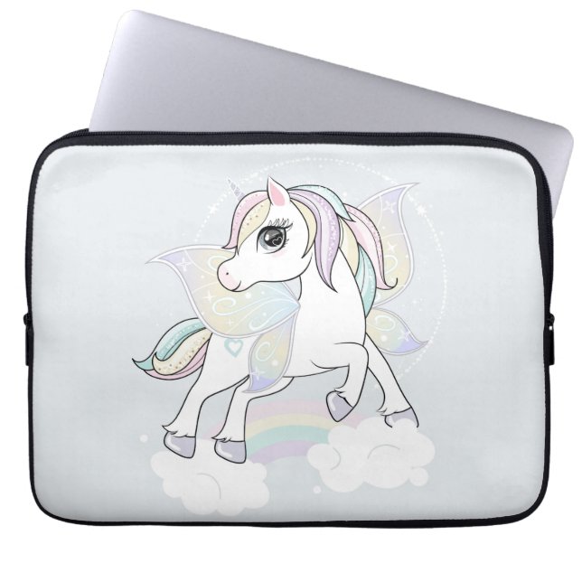 Unicorn Laptop Sleeve (Vorderseite)