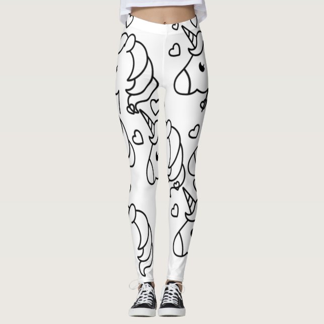 Unicorn-Leggings Leggings (Vorderseite)
