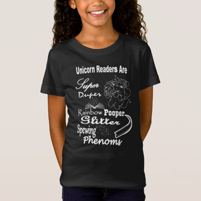 Unicorn Leser sind super.. Jugend-T-Shirt - WL T-Shirt (Vorderseite)
