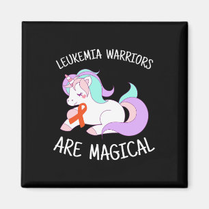 Unicorn Leukemia Awareness Gift Magnet