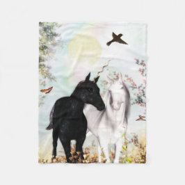 Unicorn-Liebe-Fleece Decke