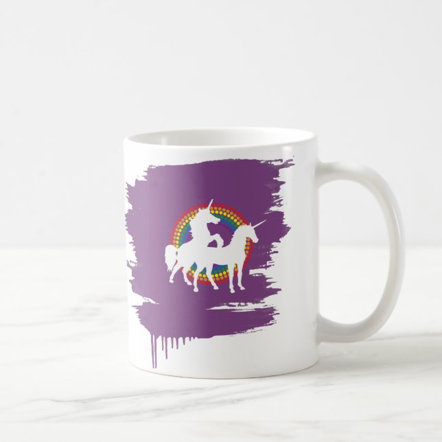 UNICORN-LIEBE KAFFEETASSE (Rechts)