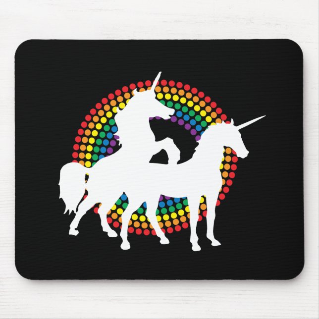 UNICORN-LIEBE MOUSEPAD (Vorne)