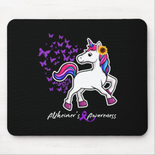 Unicorn Lila Heimerheimer-Bewusstsein - End Heimer Mousepad