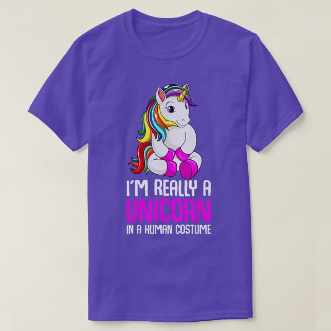 Unicorn Lover Unicorns Kostüm Kinder Mädchen Jugen T-Shirt (Design vorne)