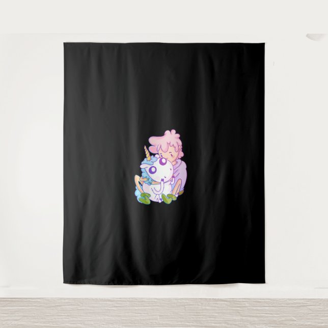 Unicorn Lover Wandteppich (Vorderseite)