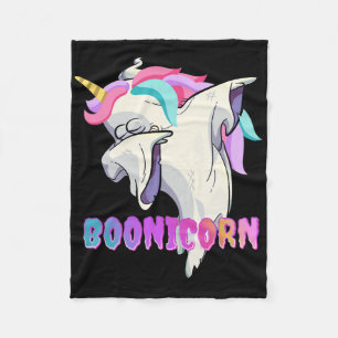 Unicorn Lover's Funny Halloween Shirts - Dabbing B Fleecedecke