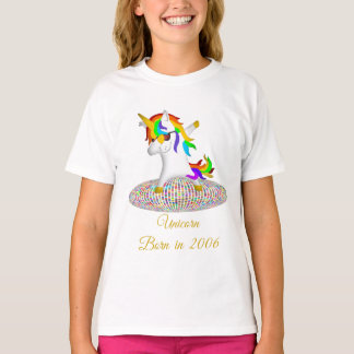UNICORN-Mädchen-Geschenk T - SHIRT Geburtstag der