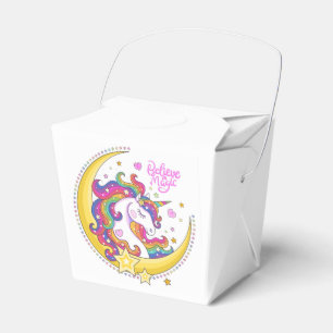 Unicorn Magic Favor Box Geschenkschachtel