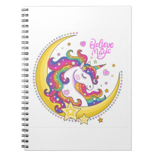 Unicorn Magic Foto Notebook Notizblock