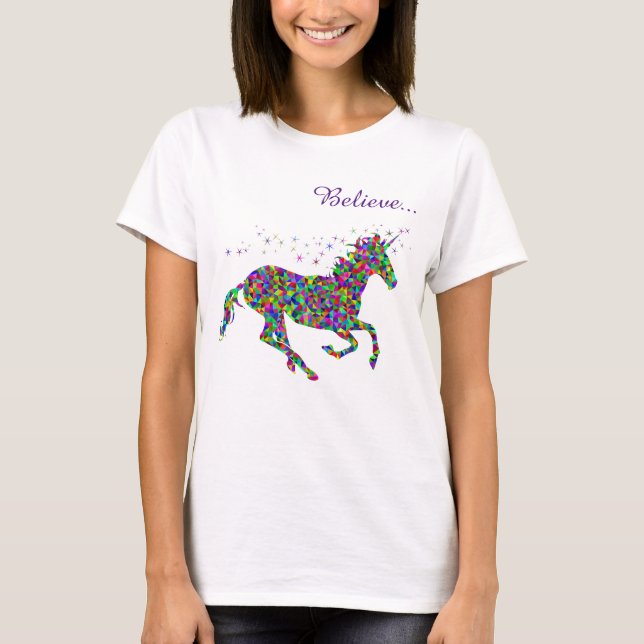 Unicorn Magic Glaube Frauen Tee (Vorderseite)