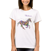 Unicorn Magic glaube Pixel Frauen Tee