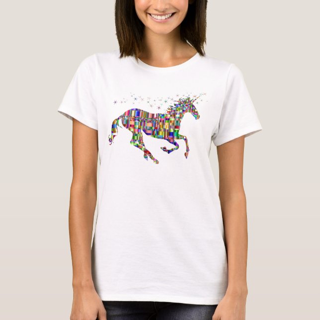 Unicorn Magic Pixel Women's T - Shirt (Vorderseite)